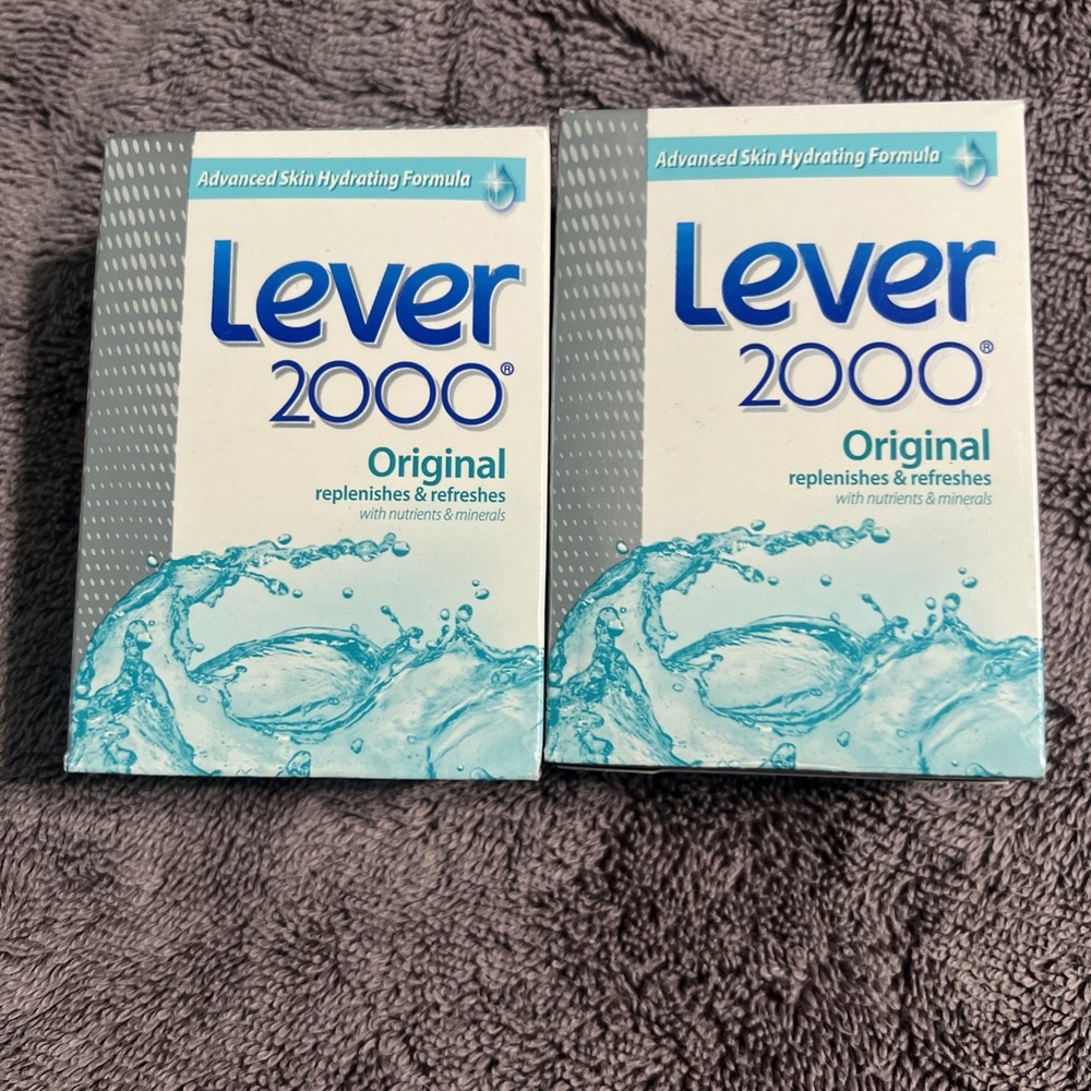 2 Original Lever 2000‎ Soap Bars 4oz Each Beauty Skin Care New